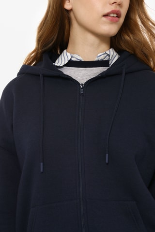 Sweat à capuche - Bleu marine