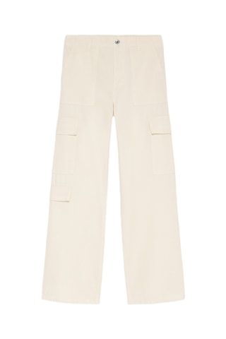 Pantalon cargo - Ecru