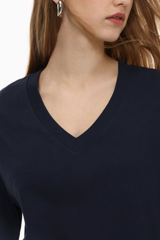 T-shirt oversize - Bleu marine