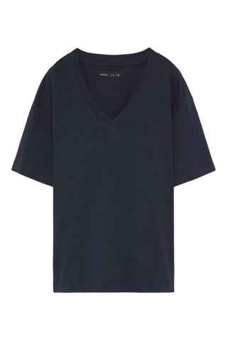 T-shirt oversize - Bleu marine