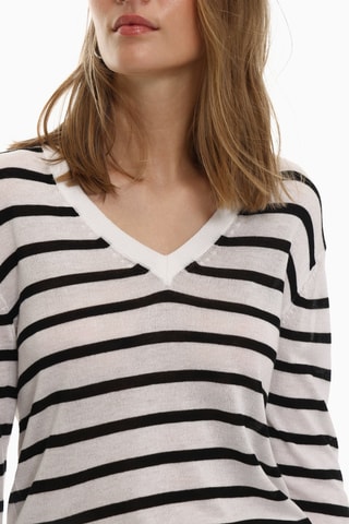 Blouse - Blanc et noir