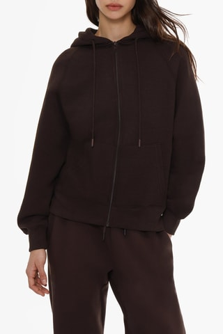 Sweat à capuche - Marron foncé