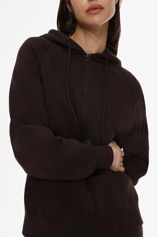 Sweat à capuche - Marron foncé