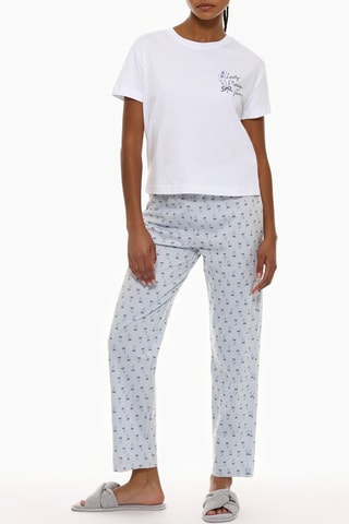 Pyjama - Blanc et ciel