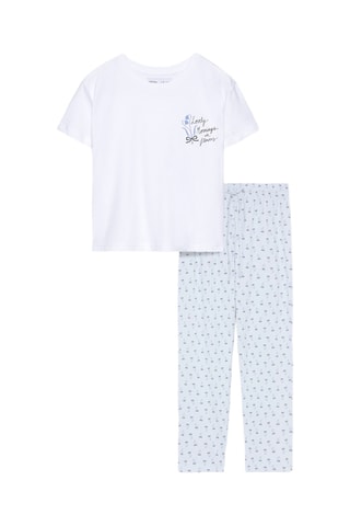 Pyjama - Blanc et ciel