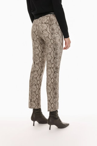 Pantalon - Marron clair et écru