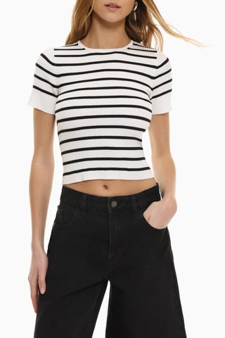 T-shirt - Blanc et noir