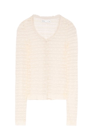 Top dentelle - Blanc