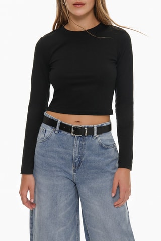 Crop top - Noir