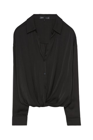 Chemisier noué - Noir