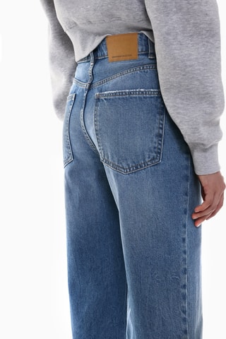 Jean mom - Bleu-gris