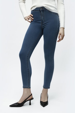 Jean skinny - Bleu cobalt