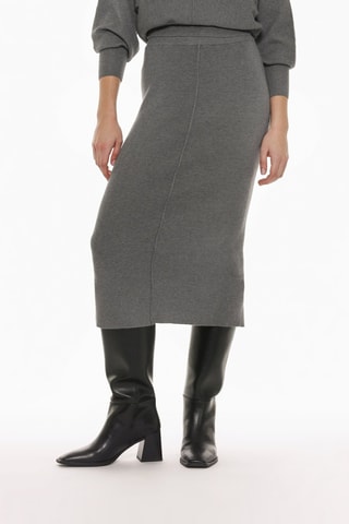 Jupe fourreau - Gris