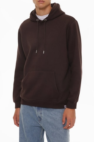 Sweat à capuche - Marron foncé
