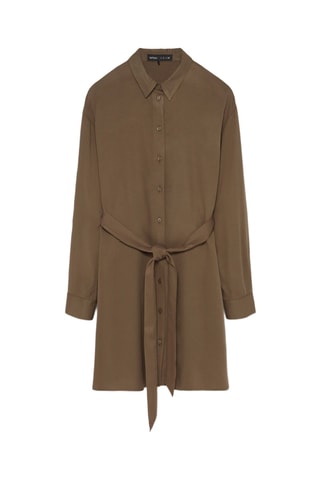 Robe chemise - Taupe