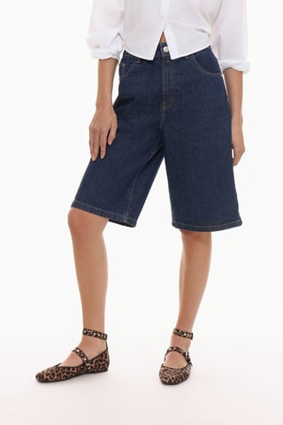 Bermuda en jean - Bleu nuit