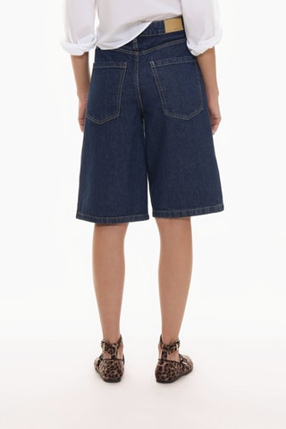 Bermuda en jean - Bleu nuit