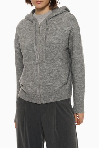 Sweat à capuche - Gris chiné