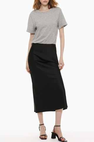 Robe trompe-l’œil - Noir