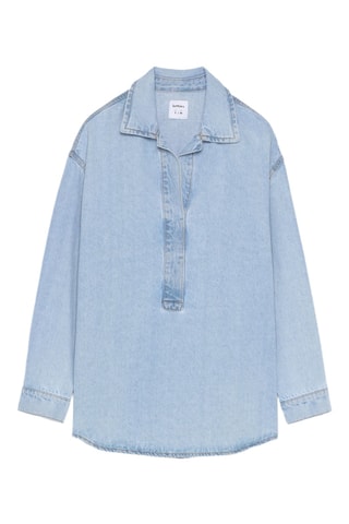Blouse en jean - Ciel