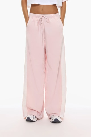 Pantalon large - Rose