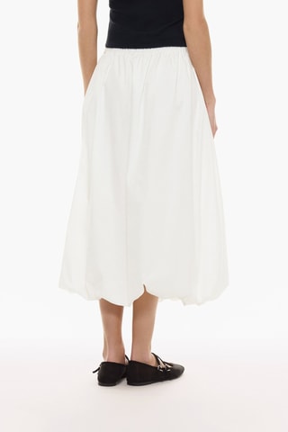 Jupe midi - Blanc