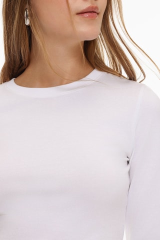 T-shirt cropped - Blanc