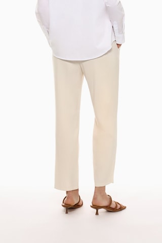 Pantalon carotte 7/8 - Beige