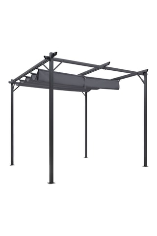 Pergola avec toit rétractable 9 m² Marina - 3 x 3 m