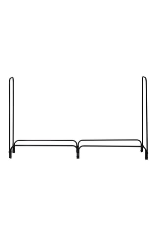 Serre bûches sur pieds grande capacité avec housse