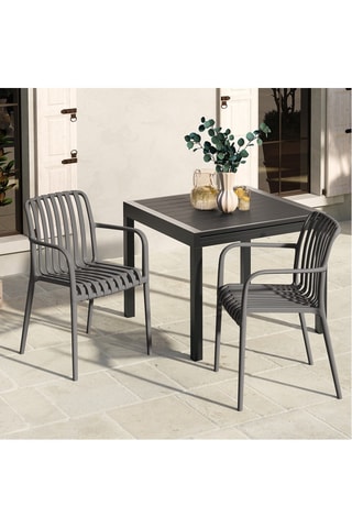 4 chaises Oviedo - 56 x 58 x 80 cm