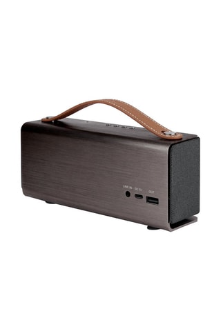 Enceinte sans fil et batterie externe MR-8 Retro - Noir et marron