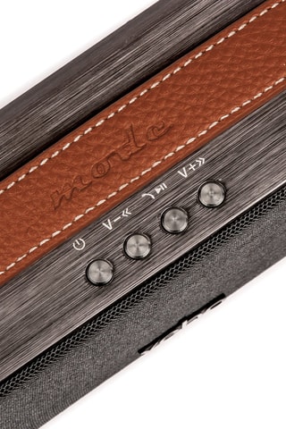 Enceinte sans fil et batterie externe MR-8 Retro - Noir et marron