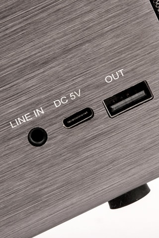 Enceinte sans fil et batterie externe MR-8 Retro - Noir et marron