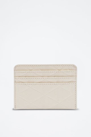 Porte-cartes en cuir - Beige