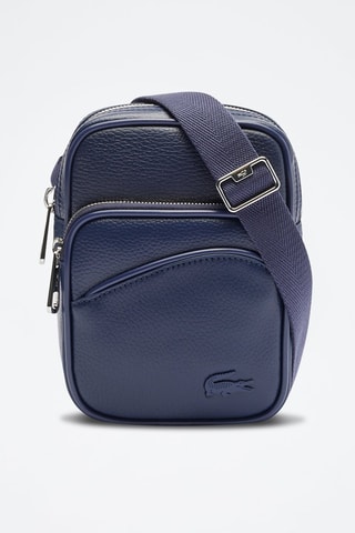 Sac bandoulière en cuir - Bleu marine