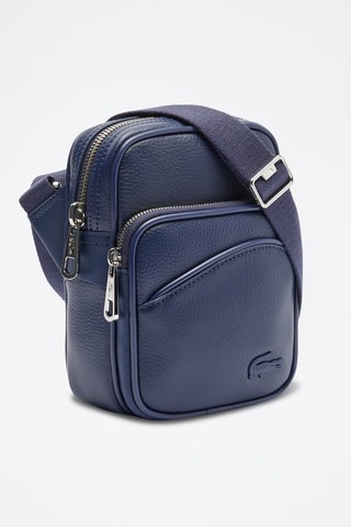 Sac bandoulière en cuir - Bleu marine