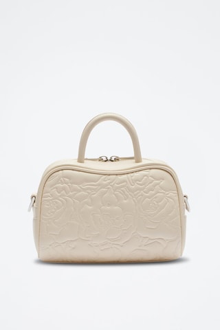 Sac bandoulière en cuir - Beige