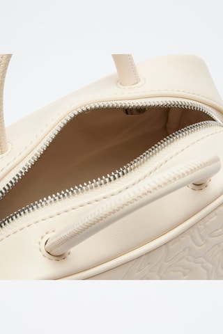Sac bandoulière en cuir - Beige
