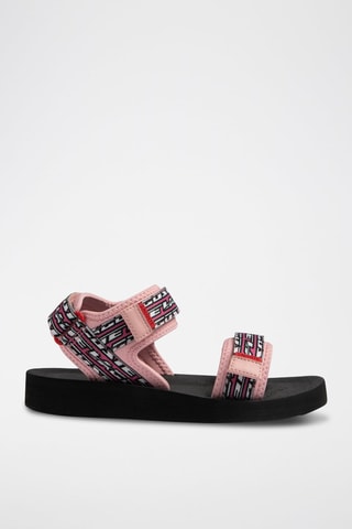 Sandales Suruga - Rose et noir