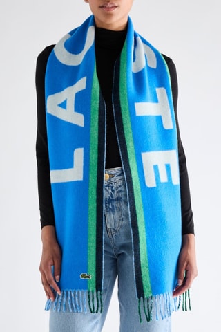 Echarpe en laine - Bleu cobalt