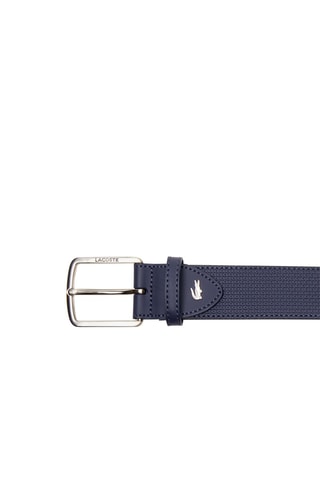 Ceinture en cuir - Bleu marine