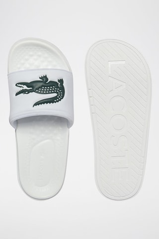 Mules - Blanc et vert foncé