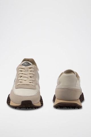 Baskets en cuir L-Spin Deluxe 3.0 - Ecru