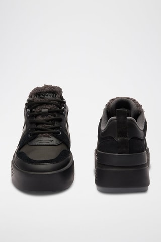 Baskets en cuir L002 - Noir