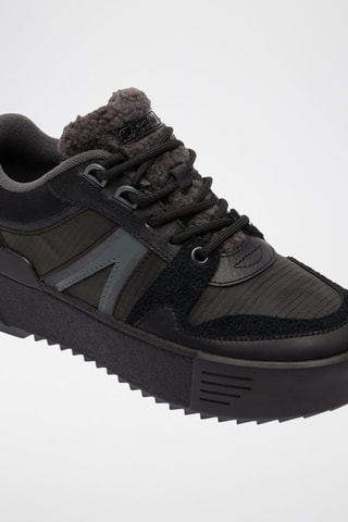 Baskets en cuir L002 - Noir