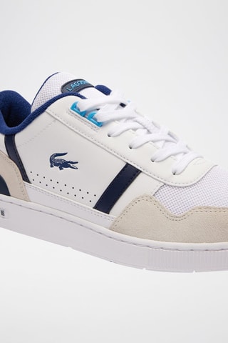 Baskets en cuir T-Clip - Bleu marine et blanc