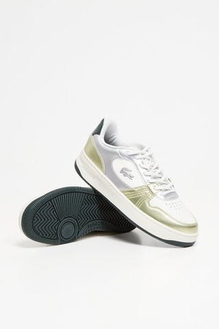 Baskets en cuir L001 - Ecru