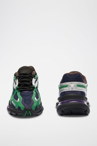 Baskets L003 2K24 - Bleu marine et vert foncé