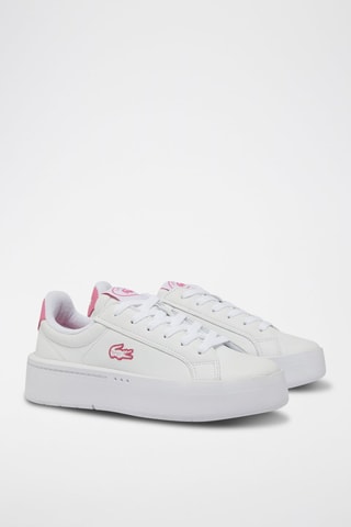 Baskets en cuir Carnaby - Blanc et rose poudré